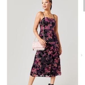 Susanna burnout midi dress - Francesca’s